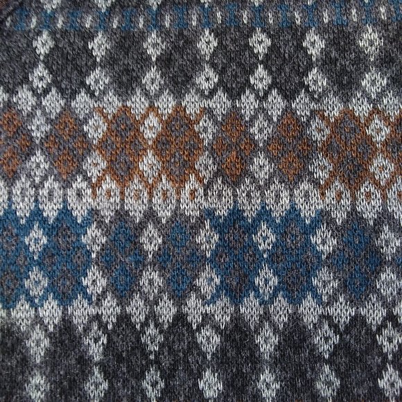 Vintage Murano Wool Blend Sweater Vest Size XXL Argyle Diamond Grandpa Core - Picture 5 of 8